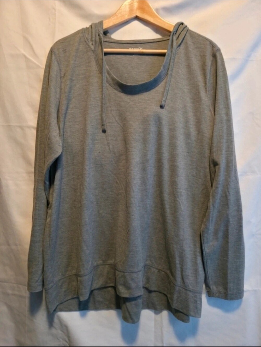 Old Navy Active Go Dry Hooded Long-Sleeve Top - Grey